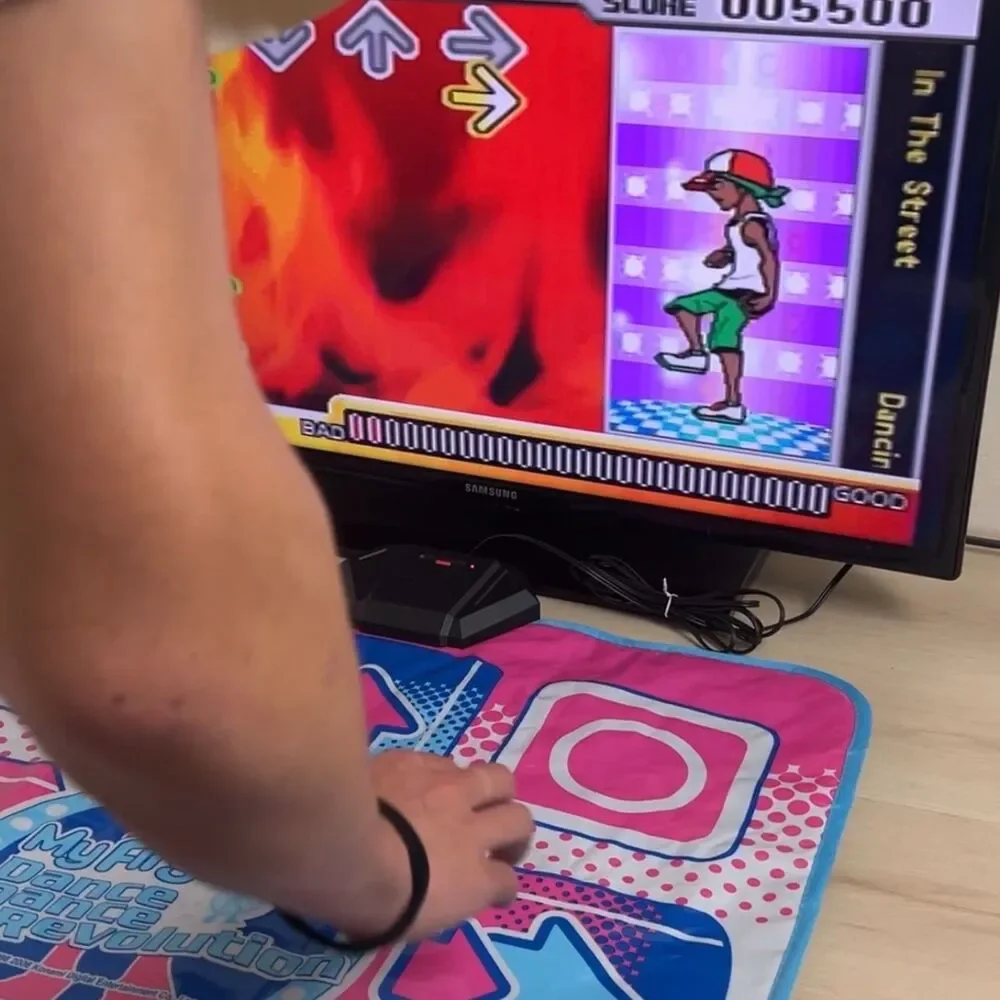 Konami My First Dance Dance Revolution Plug & Play Video Game TESTED WORKING